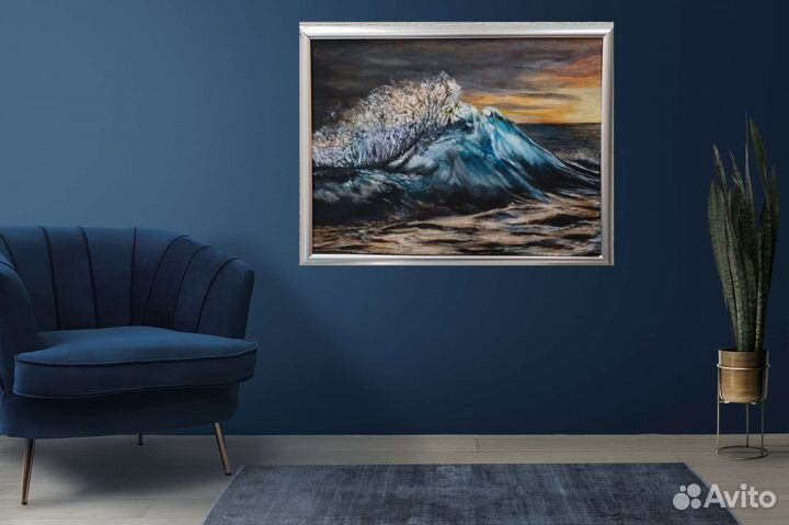 Картина для интерьера,акрил,холст на картоне