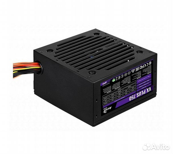 Блок питания Aerocool ATX 750W VX plus 750W (24+4+