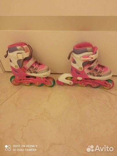 Роликовые коньки детские раздвижные
