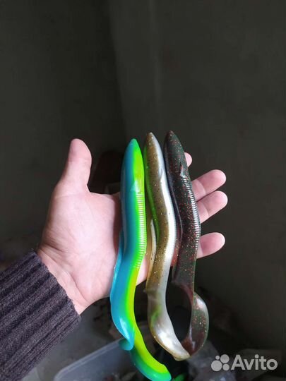 Силиконовые приманки размером 120+