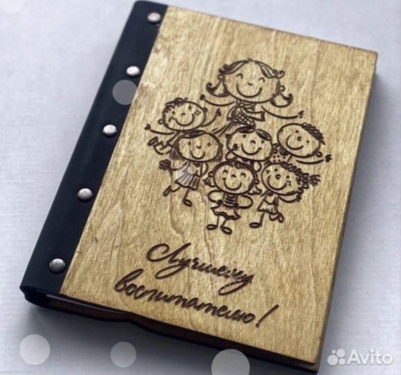 Блокнот из дерева (береза)