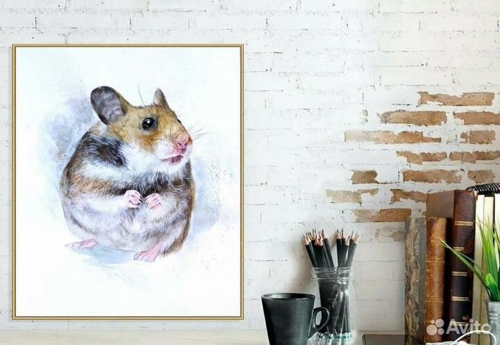 Картина акварелью для детской комнаты