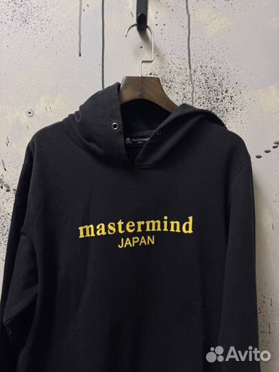 Худи Mastermind rare Black-Yellow Logo Оригинал