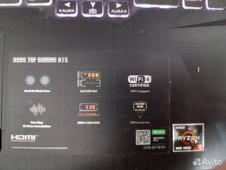 Asus Tuf gaming a15