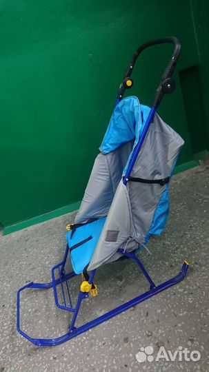 Детские санки коляска