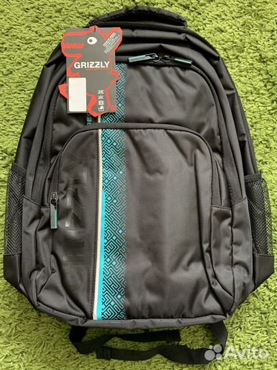 Рюкзак Grizzly Geometric Turquoise Ru-934-5