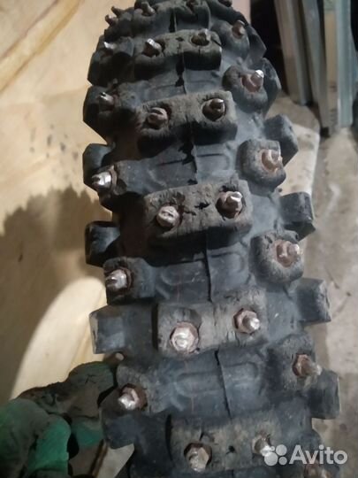 Покрышка для питбайка задняя R14 шипованная