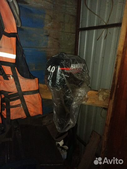 Лодочный мотор hongkai и лодка delta