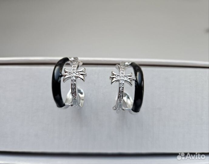 Серьги Chrome hearts