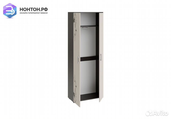 Шкаф 2-дверный Витра венге цаво / дуб белфорт с ри