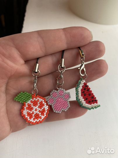 Брелки из бисера, брелоки