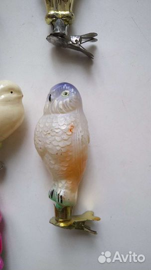Елочные игрушки СССР на прищепке