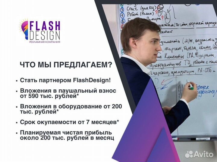 Франшиза рекламное агентства. Доход от 200т/мес