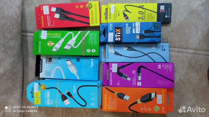 Кабель зарядки micro, iPhone, Type-C