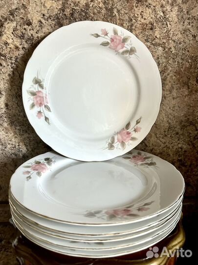 Набор тарелок фарфор Япония