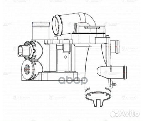 Термостат для а/м Skoda Fabia II (07) 1.4i CG