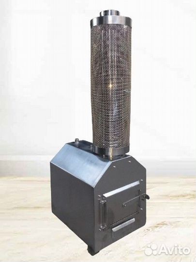 Печь для купели выносная из aisi 304 50-55 кВт