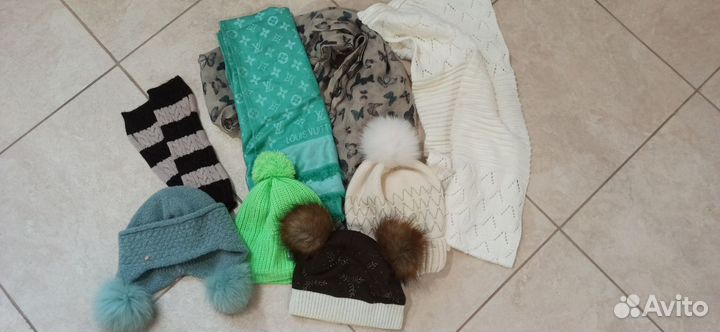 Шапки, снуд и палантины