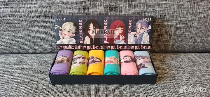 Носки morrah, аниме принт (Различные варианты)