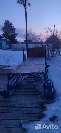 Сани волокуши для снегохода бу
