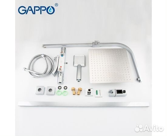 Душевая стойка с термостатом gappo G2407-40