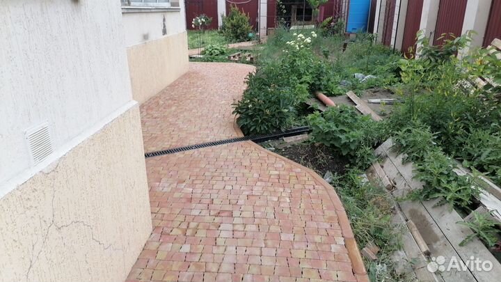 Благоустройство территории тротуарная плитка