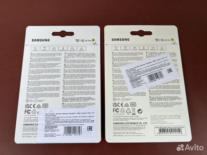 Карта памяти sdhc Samsung EVO 128 Gb