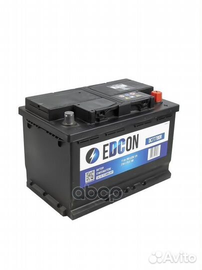 Аккумуляторная батарея евро 77Ah 780A 278/175/190