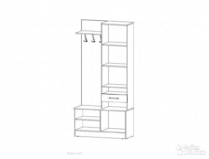 Прихожая Ривьера анкор светлый