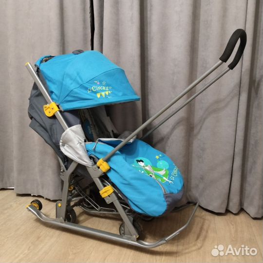 Детские санки коляска