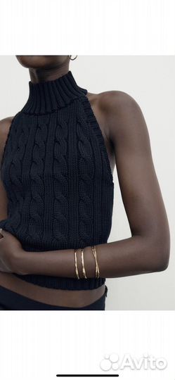 Massimo dutti топ трикотажный М новый