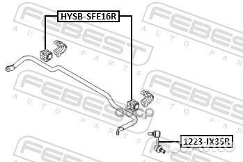 Стойка стабилизатора задняя 1223-IX35R Febest