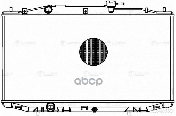 Радиатор lifan breez 1.3I/1.6I 07- LRC 3006 luzar