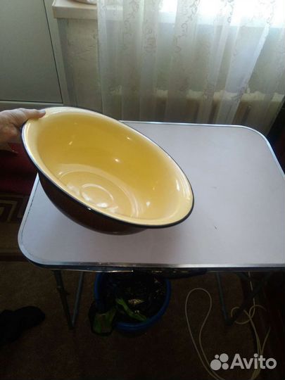 Таз эмалированный СССР новый