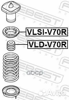 Отбойник амортизатора зад прав/лев volvo S8