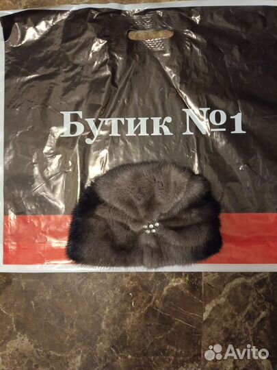 Норковая женская шапка