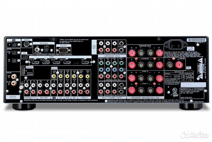 Ресивер Sony DA2400ES 7.1 / Мощность 100 Вт/канал