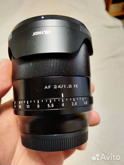 Объектив viltrox 24 mm f 1.8 sony (полный кадр)