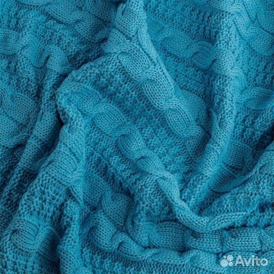 Плед детский вязаный новый