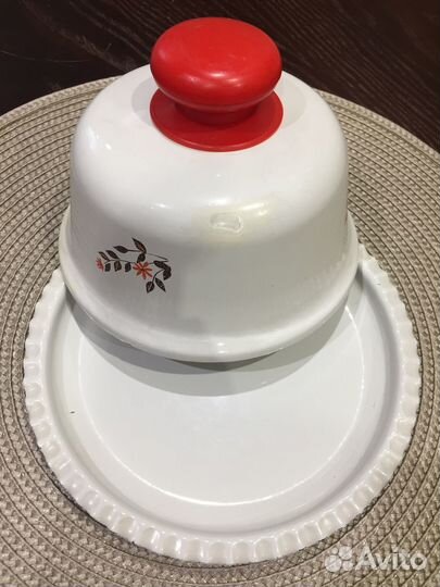 Масленка СССР эмалированная