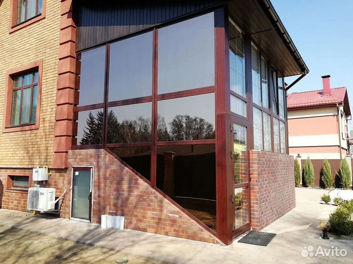 Остекление домов и коттеджей. Установка пвх окон