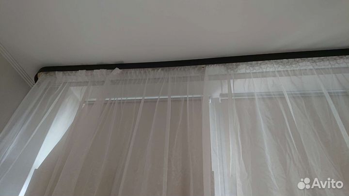 Тюль полукругом