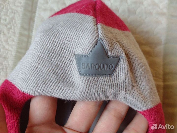 Новый зимний шлем 46-48 Barkito девочки розовый