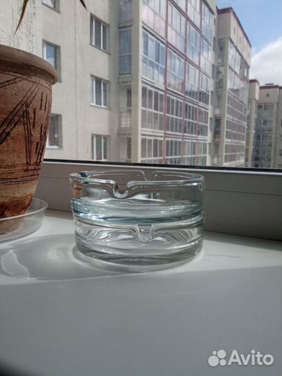 Пепельница стеклянная