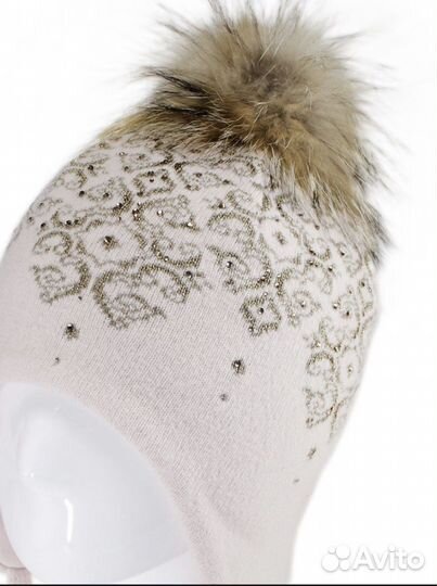 Шапка зимняя для девочки 50 52