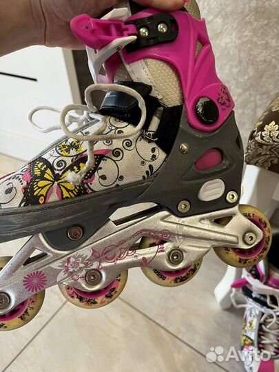 Коньки роликовые 34-37 размер