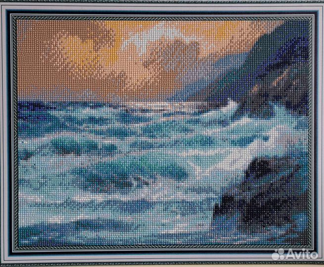 Картина стразами Алмазная мозаика собранная