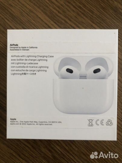 Беспроводные наушники apple airpods оригинал