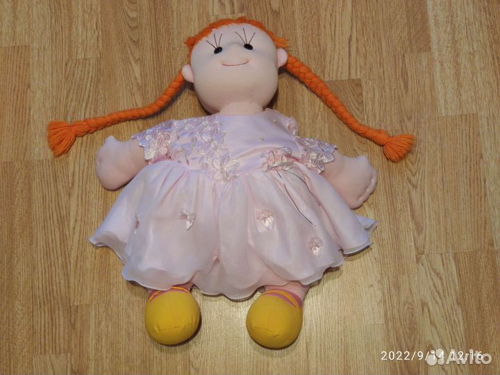 Тряпичная кукла большая 50 см