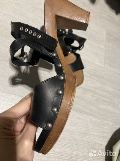 Босоножки esprit 38размер нат кожа